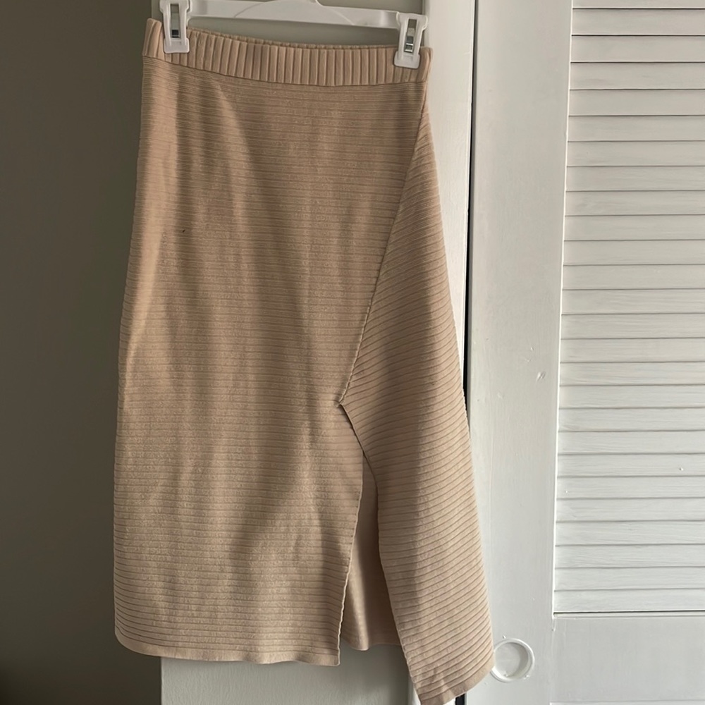 Naadam beige skirt.